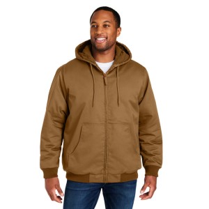 M722T Harriton Men's Tall ClimaBloc Heavyweight Full Zip Hooded Jacket