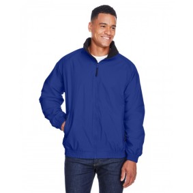 M740 Harriton Adult Fleece-Lined Nylon Jacket