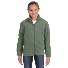 M990Y Harriton Youth Full Zip Fleece Jacket