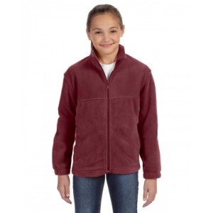 M990Y Harriton Youth Full Zip Fleece Jacket