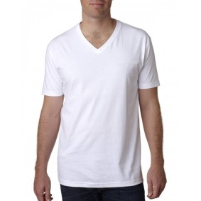 N3200 Next Level Apparel Men's Cotton V Neck T-Shirt