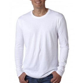 N3601 Next Level Apparel Men's Cotton Long Sleeve Crew Neck T Shirt