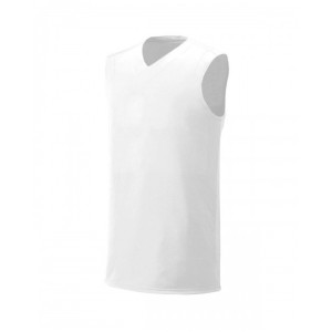 NB2340 A4 Youth Moisture Management V Neck Muscle Shirt