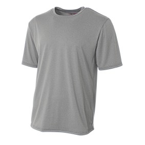 NB3381 A4 Youth Topflight Heather Performance T-Shirt