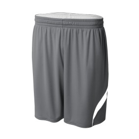 NB5364 A4 Youth Performance Double/Double Reversible Basketball Short