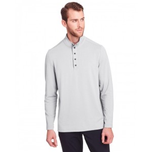 NE400 North End Men's JAQ Snap-Up Stretch Performance Pullover Sweatshirt