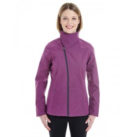 NE705W North End Ladies' Edge Soft Shell Jacket with Convertible Collar