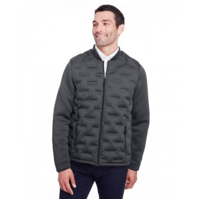 NE710 North End Men's Loft Pioneer Hybrid Bomber Jacket