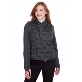 NE710W North End Ladies' Loft Pioneer Hybrid Bomber Jacket