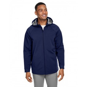 NE718 North End Men's City Hybrid Soft Shell Hooded Jacket