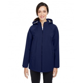 NE718W North End Ladies' City Hybrid Soft Shell Hooded Jacket