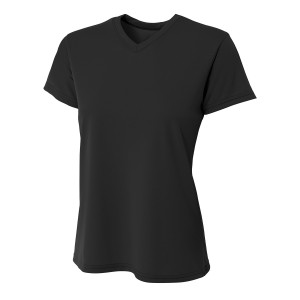 NW3402 A4 Ladies' Sprint Performance V Neck T-Shirt