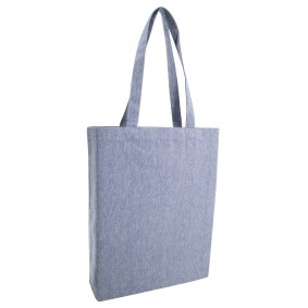 OAD106R OAD Midweight Recycled Cotton Gusseted Shopping Tote