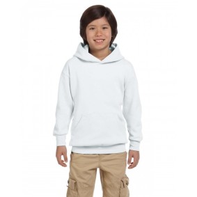 P473 Hanes Youth EcoSmart Pullover Hooded Sweatshirt