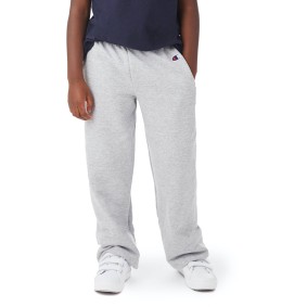 P890 Champion Youth Powerblend Open-Bottom Fleece Pant with Pockets