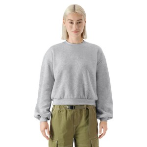 RF494 American Apparel Ladies' ReFlex Fleece Crewneck Sweatshirt