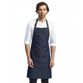 RP126 Artisan Collection by Reprime Unisex Jeans Stitch Denim Bib Apron