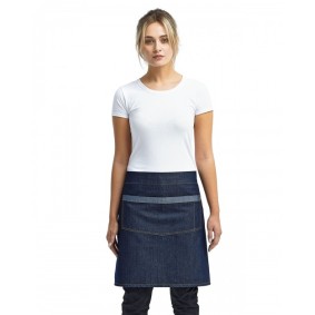 RP128 Artisan Collection by Reprime Unisex Domain Contrast Denim Waist Apron