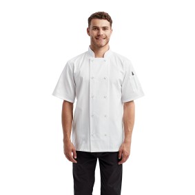 RP656 Artisan Collection by Reprime Unisex Short-Sleeve Recycled Chef's Coat