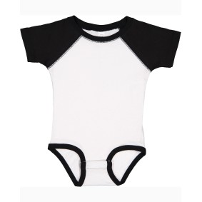 RS4430 Rabbit Skins Baseball Infant Bodysuit