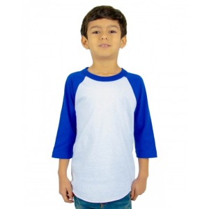 SHRAGY Shaka Wear Youth Three Quarter Sleeve Raglan Shirt