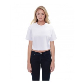 ST1110 StarTee Ladies' Crop Boyfriend T-Shirt