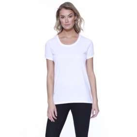 ST1815 StarTee Ladies' Modal Open Shoulder Cotton T Shirt