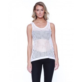 ST1885 StarTee Ladies' Holey Tank Top