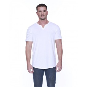 ST2422 StarTee Men's CVC Slit V Neck T-Shirt