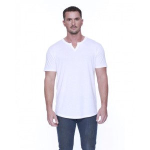 ST2422 StarTee Men's CVC Slit V Neck T-Shirt