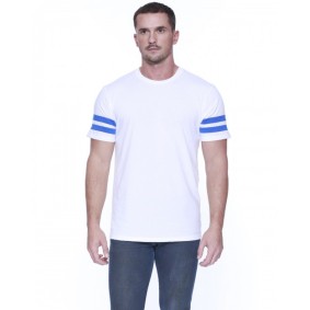 ST2430 StarTee Men's Varsity CVC Stripe T-Shirt