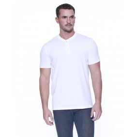 ST2460 StarTee Men's CVC Henley T-Shirt