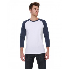 ST2475 StarTee   Men's CVC 3/4 Sleeve Raglan