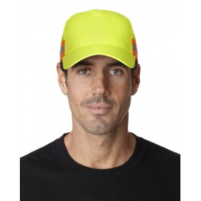 TR102 Adams Trucker Reflector High-Visibility Constructed Hat