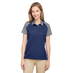 TT21CW Team 365 Ladies' Command Snag-Protection Colorblock Polo Shirt