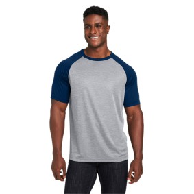 TT62 Team 365 Unisex Zone Colorblock Raglan T-Shirt