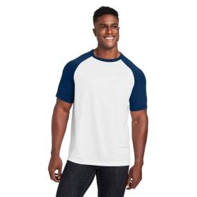 TT62 Team 365 Unisex Zone Colorblock Raglan T-Shirt