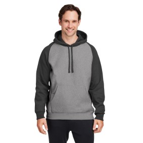 TT96CB Team 365 Unisex Zone HydroSport Heavyweight Colorblock Hooded Sweatshirt