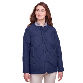 UC708W UltraClub Ladies' Dawson Hacking Quilted Jacket