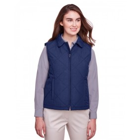 UC709W UltraClub Ladies' Dawson Quilted Hacking Vest