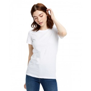 US100 US Blanks Ladies' Made in USA Short Sleeve Crew Neck T Shirt