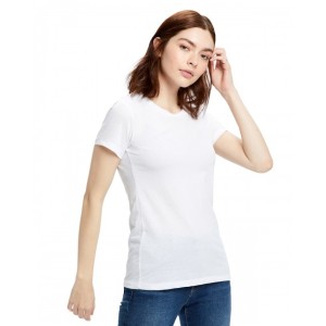 US100R US Blanks Ladies' Short Sleeve Recover Yarn Crew Neck T Shirt