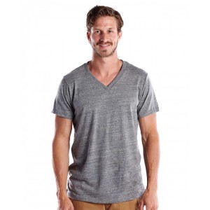 US2228 US Blanks Men's Short Sleeve Tri Blend V Neck T-Shirt