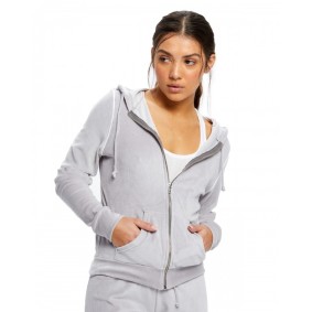 US565 US Blanks Ladies' Velour Full Zip Hoodie