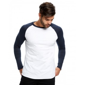 US6600 US Blanks Men's Long Sleeve Baseball Raglan Shirt