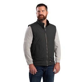 V817 Berne Men's Heartland Ripstop Fleece Lined Vest